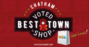 Voted best town to shop in Columbia County